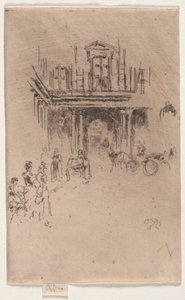 Eine Ecke des Palais Royal von James McNeill Whistler