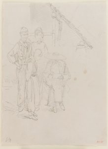 Ein Künstler beim Skizzieren von James Abbott McNeill Whistler