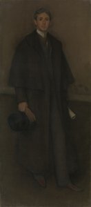 Anordnung in Fleischfarbe und Braun: Porträt von Arthur Jerome Eddy