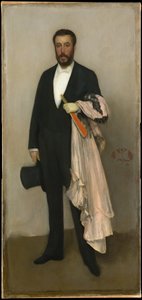 Anordnung in Fleischfarbe und Schwarz: Porträt von Theodore Duret
