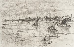 Battersea Reach von James McNeill Whistler