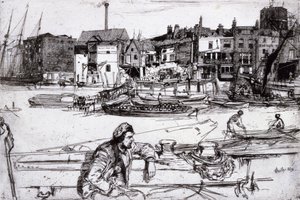Black Lion Wharf von James McNeill Whistler