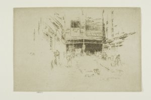 Kleiderbörse, Houndsditch, Nr. 1 von James Abbott McNeill Whistler