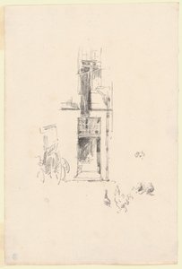 Hähne und Hennen, Hôtel Colbert von James Abbott McNeill Whistler