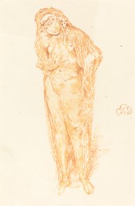 Bekleidete Figur, stehend