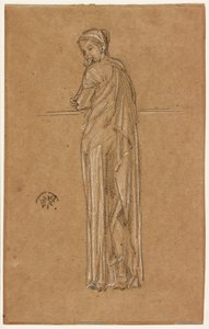 Gekleidete stehende Figur