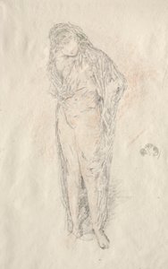 Stehende drapierte Figur