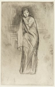 Modell in Gewändern von James Abbott McNeill Whistler