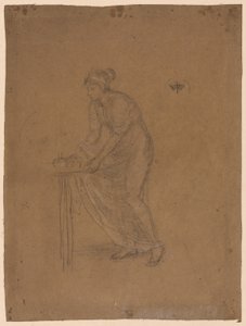 Modell in Gewändern von James McNeill Whistler