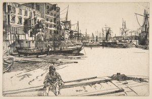Eagle Wharf von James McNeill Whistler