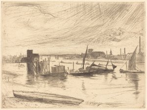 Früher Morgen, Battersea von James McNeill Whistler
