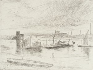 Früher Morgen, Battersea von James McNeill Whistler