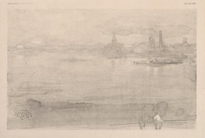 Früher Morgen: Die Themse bei Battersea von James McNeill Whistler