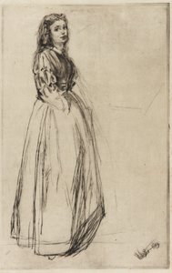 Fumette, stehend