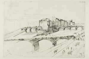 Île de la Cité, Paris von James McNeill Whistler