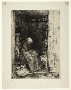 La Vieille aux Loques (Die alte Frau mit Lumpen) von James Abbott McNeill Whistler