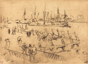 Kleines Dordrecht von James Abbott McNeill Whistler