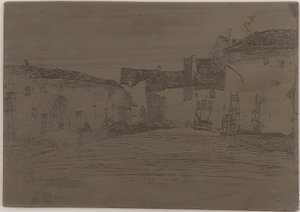 Liverdun. Eine der <em>Twelve Etchings from Nature</em> von James Abbott McNeill Whistler