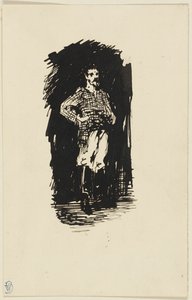 Mann im karierten Hemd von James McNeill Whistler