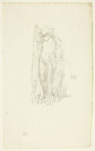 Modell drapiert von James Abbott McNeill Whistler