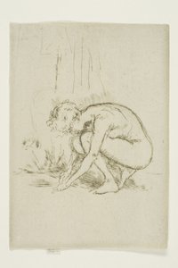 Modell bückt sich von James Abbott McNeill Whistler
