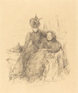 Mutter und Tochter von James Abbott McNeill Whistler