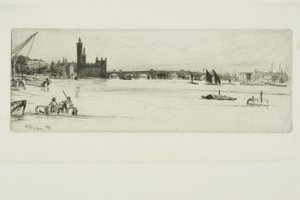 Die alte Westminster-Brücke von James Abbott McNeill Whistler