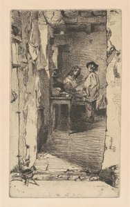 Lumpensammler, Quartier Mouffetard, Paris von James Abbott McNeill Whistler