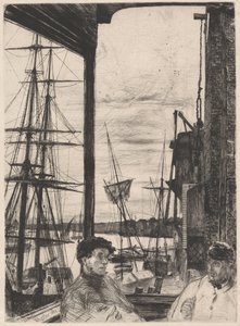 Rotherhithe K. 66 III aus "The Thames Set" von James McNeill Whistler
