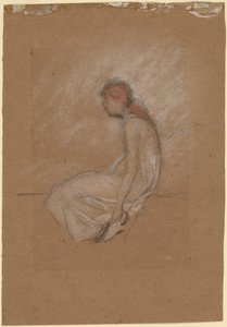 Sitzende Frau mit roten Haaren von James Abbott McNeill Whistler