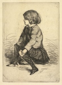 Seymour Haden Jr., Sitzend von James McNeill Whistler