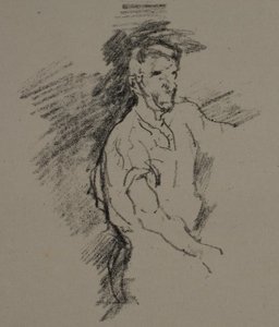 Skizze eines Schmieds von James Abbott McNeill Whistler