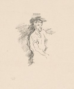 Skizze eines Schmieds von James Abbott McNeill Whistler