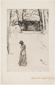Speke Hall: Die Allee von James Abbott McNeill Whistler