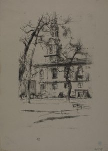 St. Giles-in-the-Fields von James Abbott McNeill Whistler