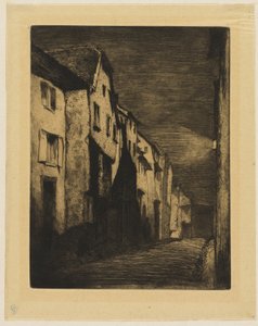 Straße in Saverne von James Abbott McNeill Whistler