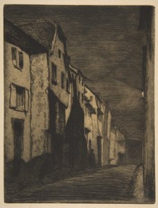 Straße in Saverne von James McNeill Whistler