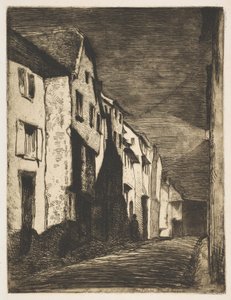 Straße in Saverne von James McNeill Whistler