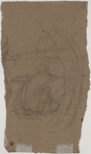Studie für "Variationen in Blau und Grün" (verso)