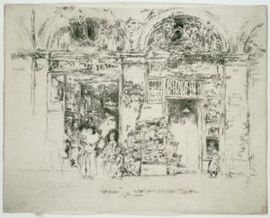 Sonnenblumen, Marché St Germain, Paris von James McNeill Whistler