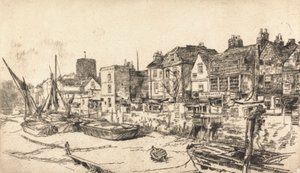 Die Adam und Eva Taverne, Old Chelsea von James Abbott McNeill Whistler