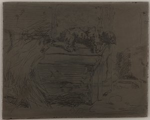 Der Hund auf der Hundehütte