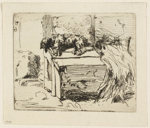 Der Hund auf der Hundehütte