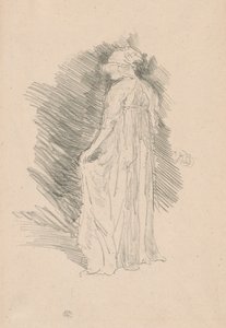 Die drapierte Figur, Rückansicht