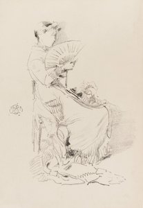 Der Fächer von James Abbott McNeill Whistler