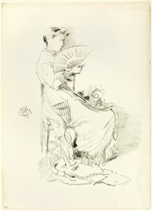 Der Fächer von James Abbott McNeill Whistler