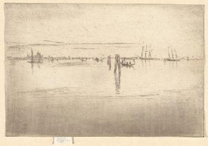 Die Lange Lagune, aus dem Zweiten Venedig-Set (Ein Satz von sechsundzwanzig Radierungen)