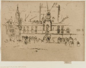 Der Markt, Brügge von James Abbott McNeill Whistler