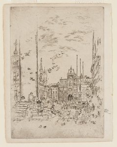 Die Piazzetta von James Abbott McNeill Whistler