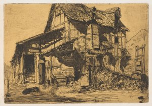Das unsichere Mietshaus (Der alte Bauernhof) von James McNeill Whistler